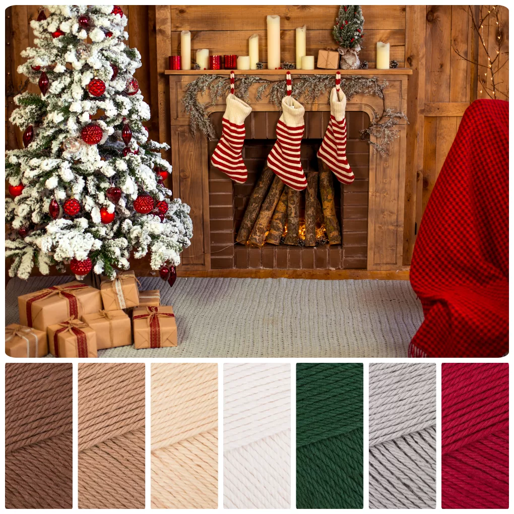 2024 Country Christmas Cotton Color Palette